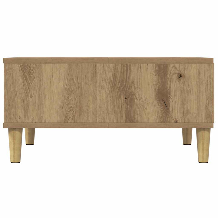 sofabord 60x60x30 cm konstrueret træ kunsteg