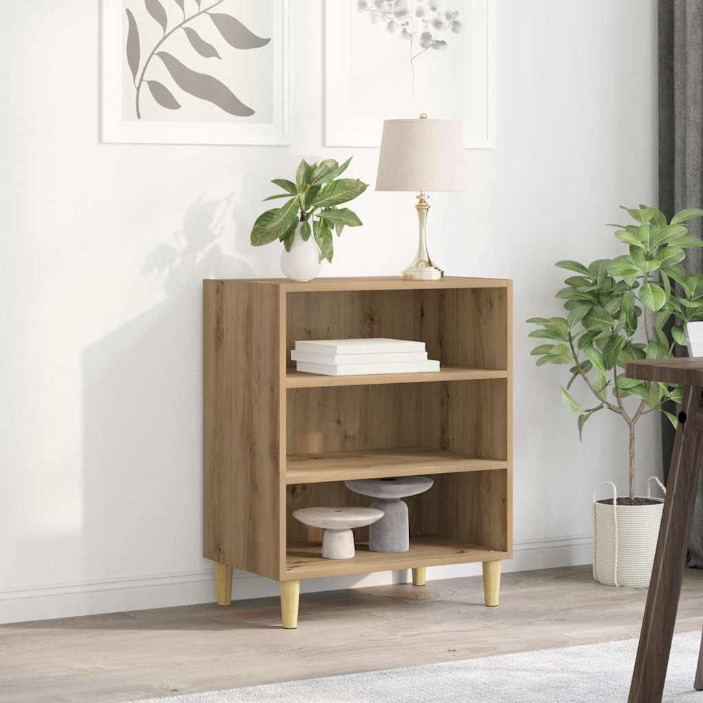 skænk 57x35x75 cm konstrueret træ kunsteg