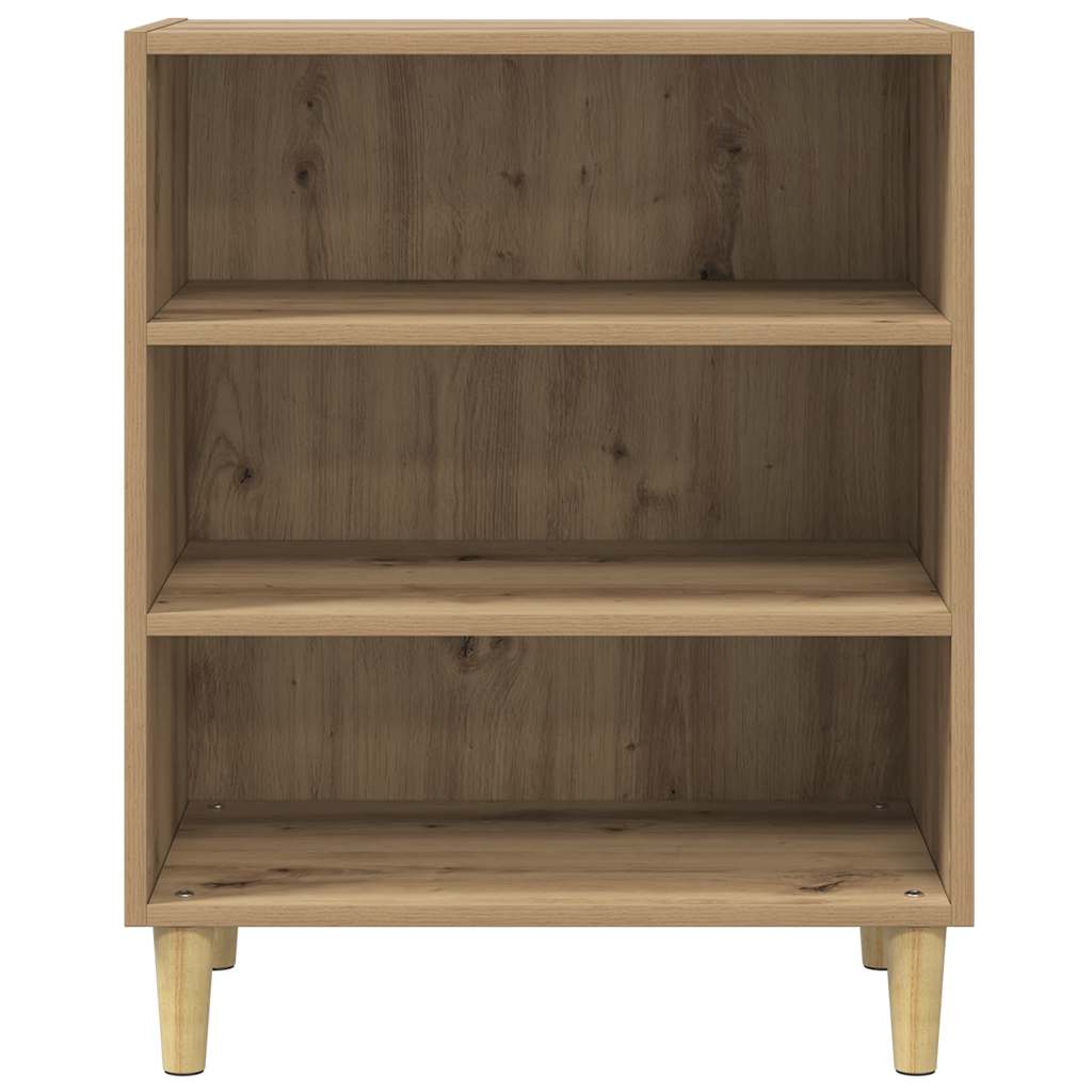 skænk 57x35x75 cm konstrueret træ kunsteg
