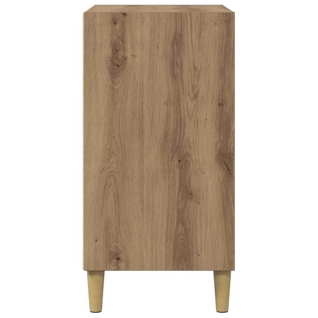 skænk 57x35x75 cm konstrueret træ kunsteg