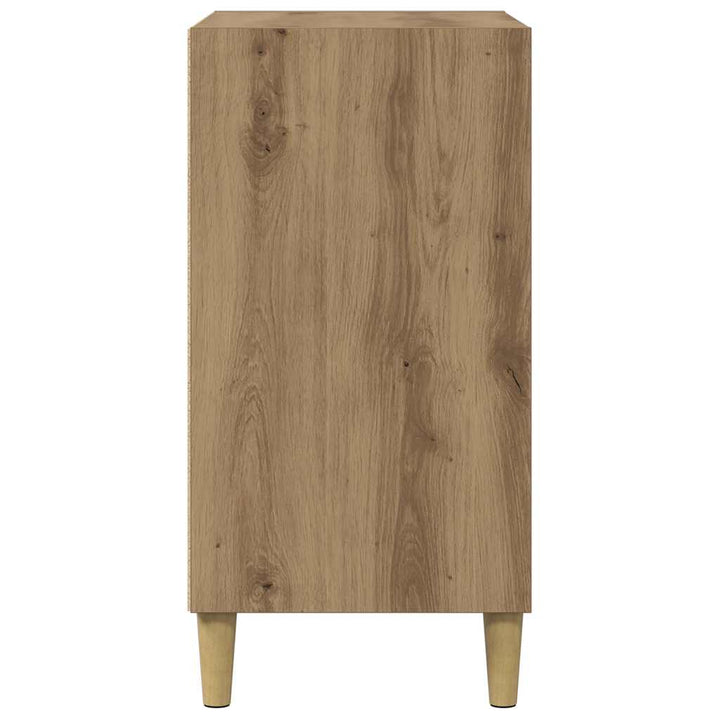skænk 57x35x75 cm konstrueret træ kunsteg