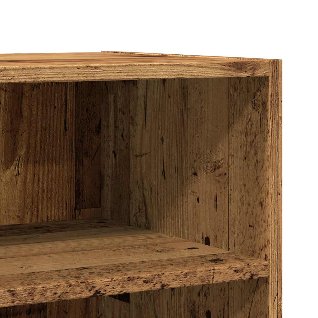skænk 57x35x70 cm konstrueret træ antikt træ