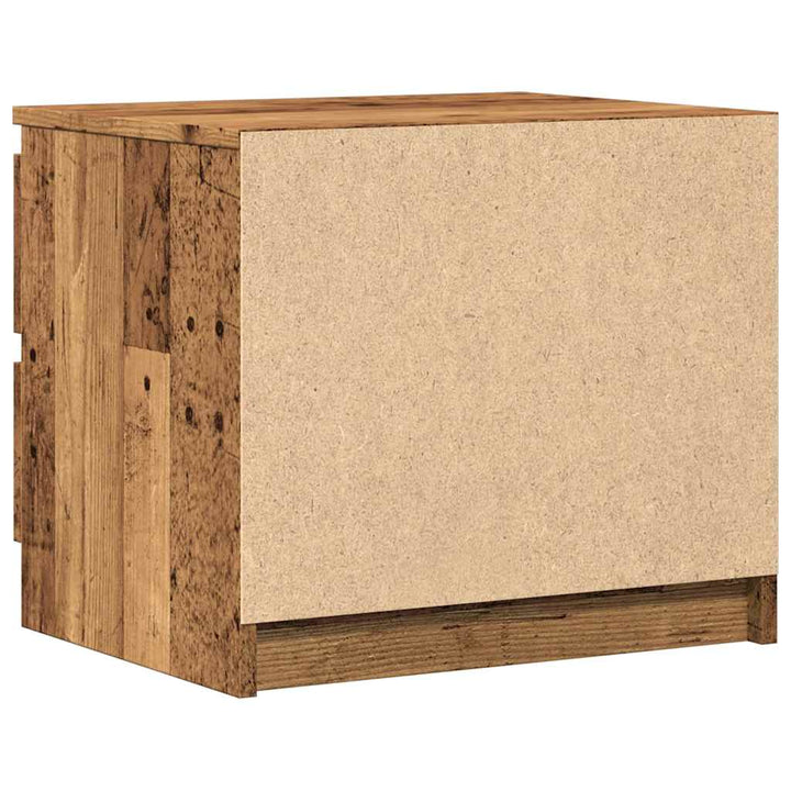 sengeskab 50x40x43,5 cm konstrueret træ antikt træ