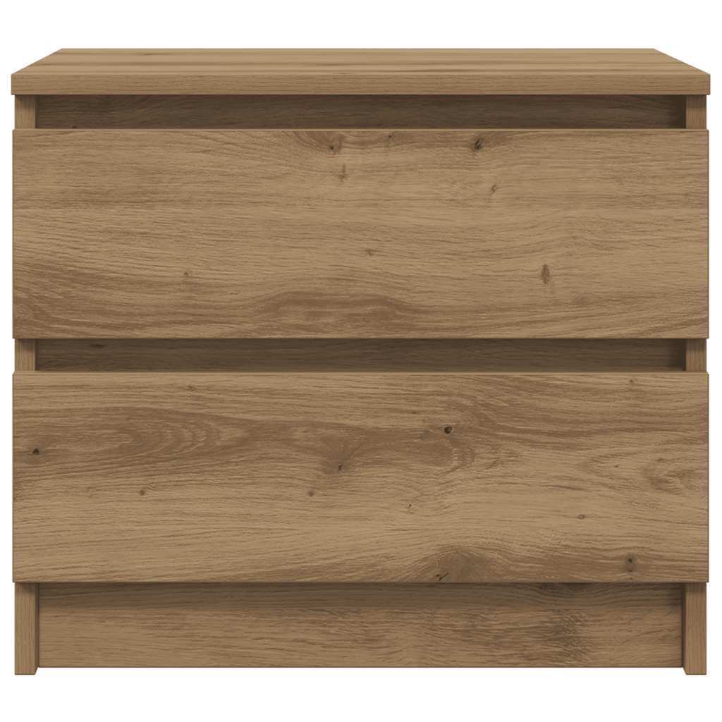 sengeborde 2 stk. 50x40x43,5 cm kunsteg
