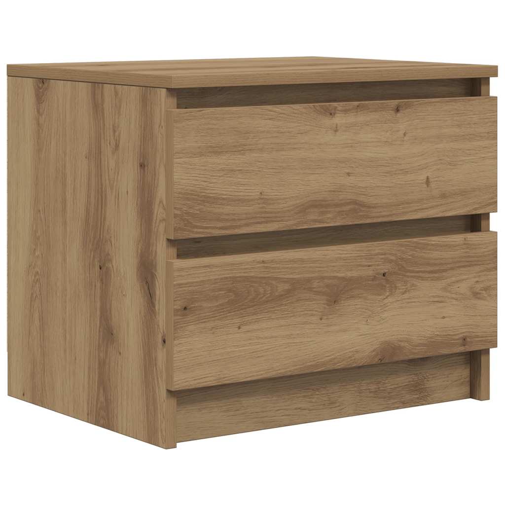 sengeborde 2 stk. 50x40x43,5 cm kunsteg