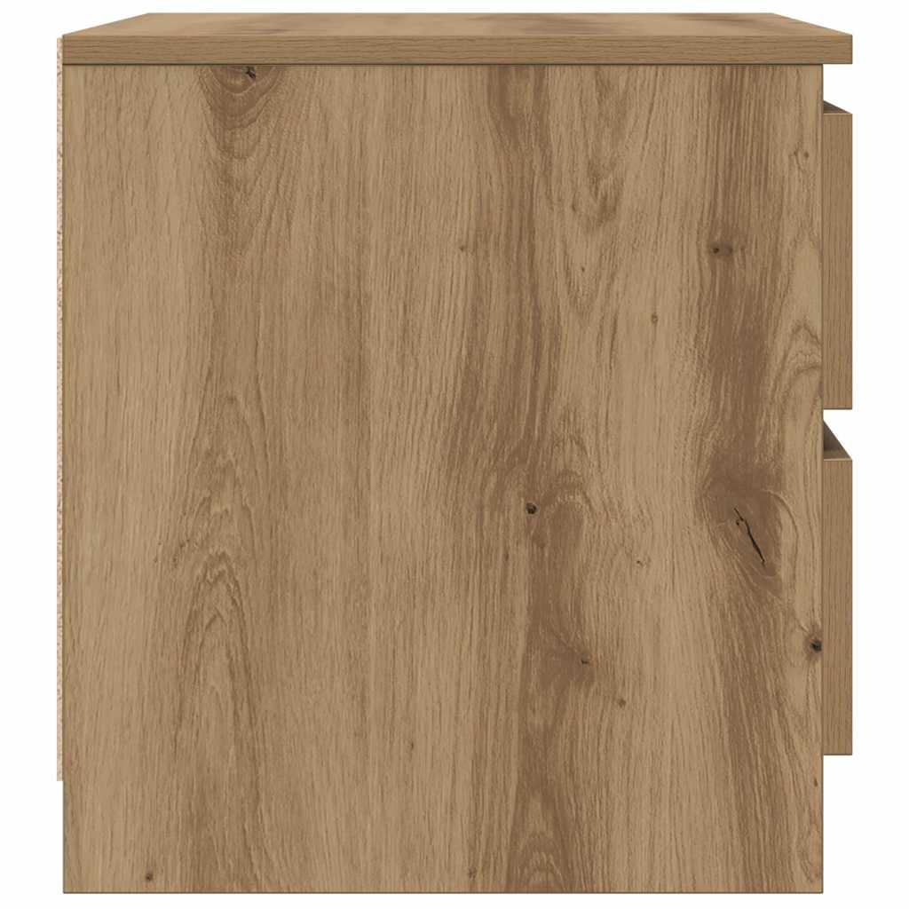 sengeborde 2 stk. 50x40x43,5 cm kunsteg