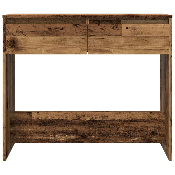 konsolbord 89x41x76,5 cm konstrueret træ antikt træ
