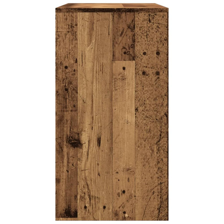 konsolbord 89x41x76,5 cm konstrueret træ antikt træ