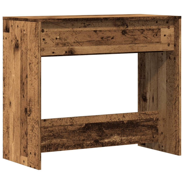 konsolbord 89x41x76,5 cm konstrueret træ antikt træ