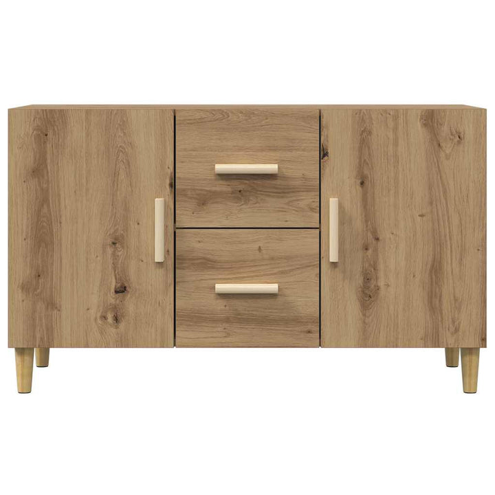 skænk 100x36x60 cm konstrueret træ kunsteg