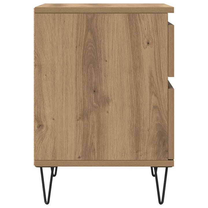 sengeborde 2 stk. 40x35x50 cm kunsteg