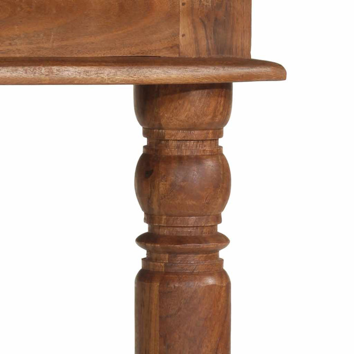 spisebord 80x80x77 cm massivt akacietræ