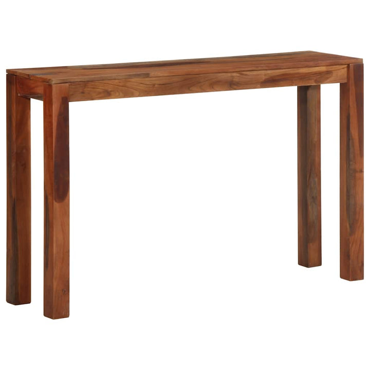 konsolbord 120x30x76 cm massivt akacietræ