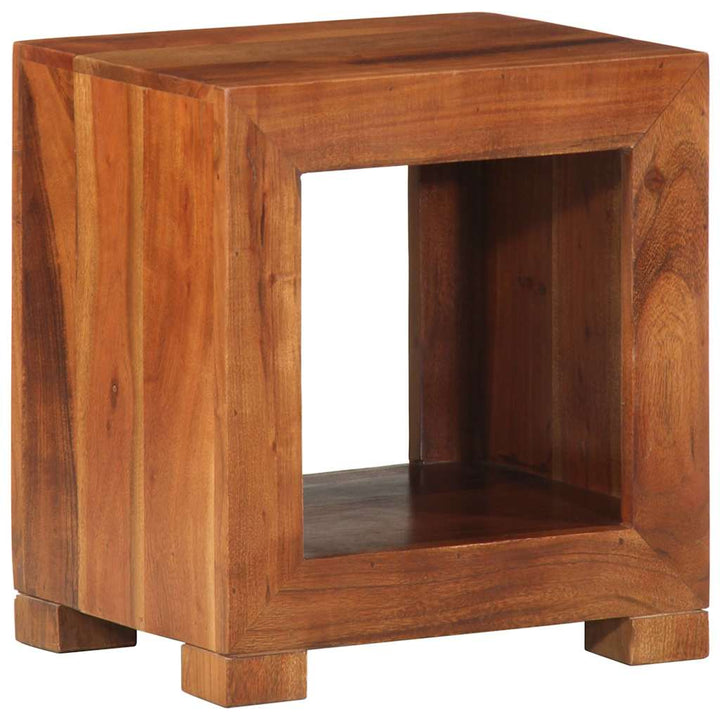sidebord 37x29x40 cm massivt akacietræ