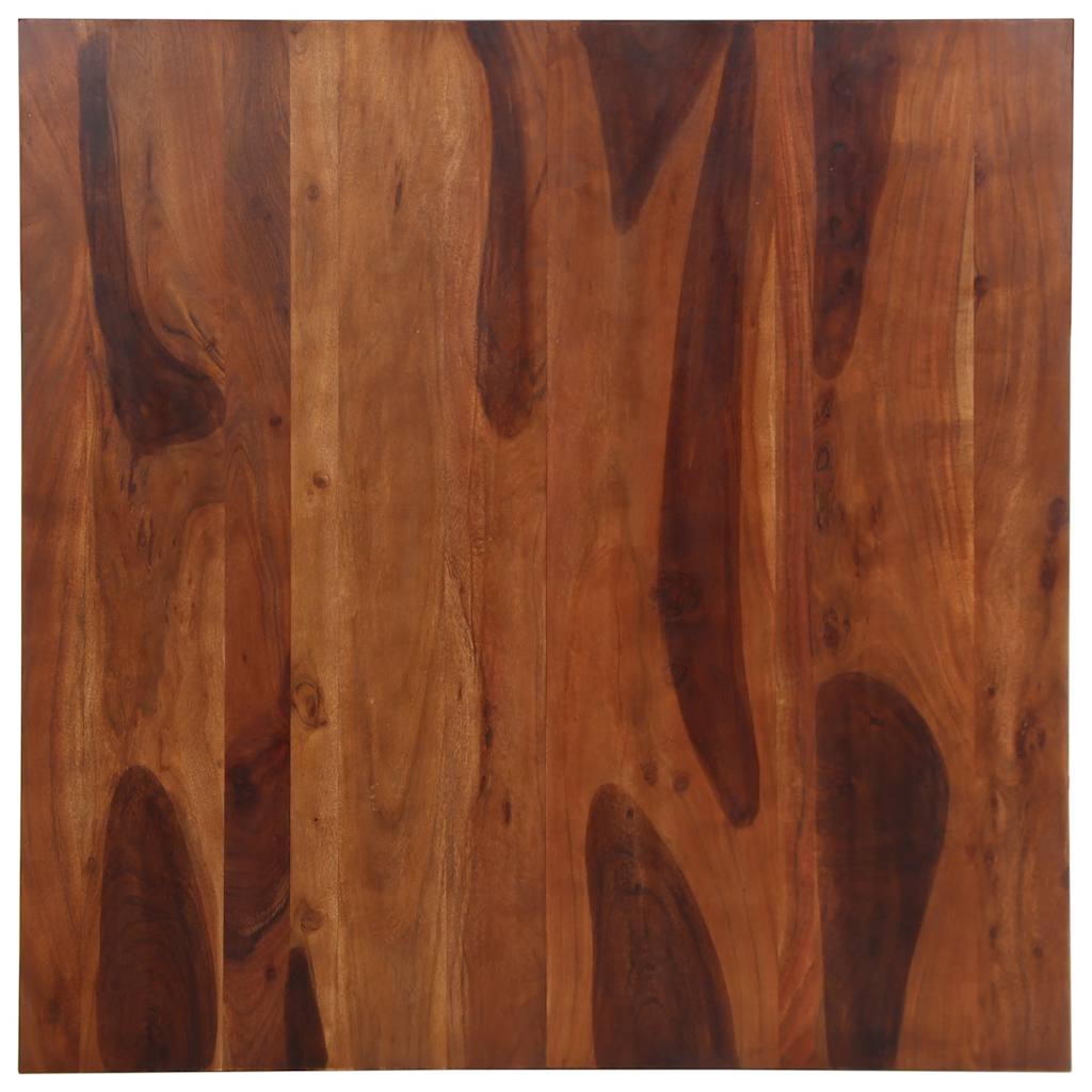 spisebord 120x120x77 cm massivt akacietræ