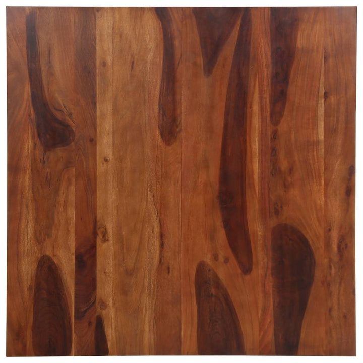 spisebord 120x120x77 cm massivt akacietræ