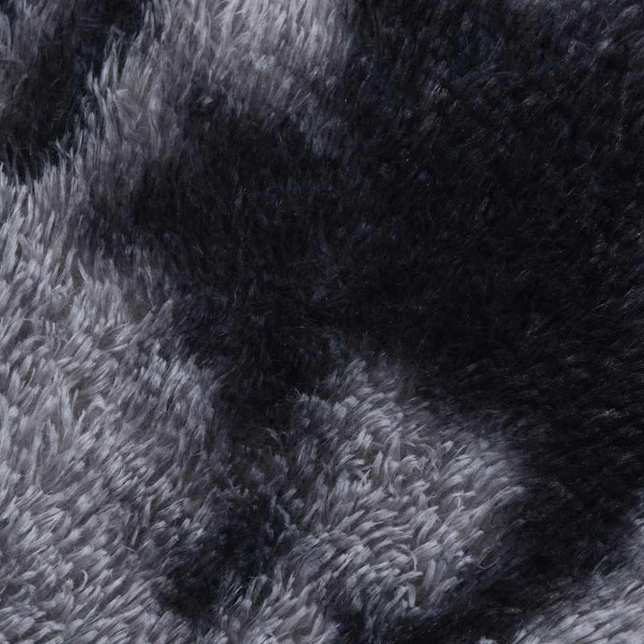 shaggy gulvtæppe NAVARRA 130x200 cm høje luv polyester mørkegrå