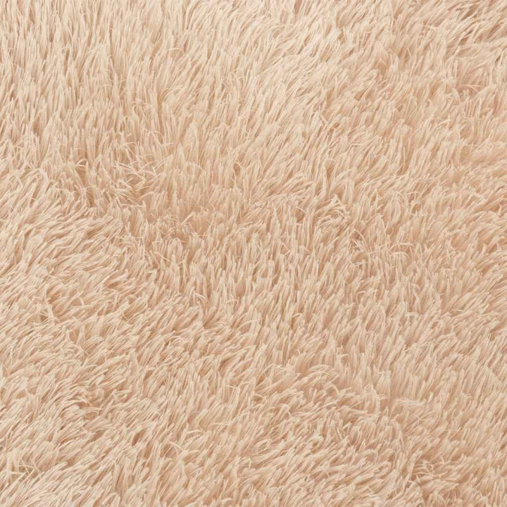 shaggy gulvtæppe NAVARRA 160x230 cm høje luv polyester beige
