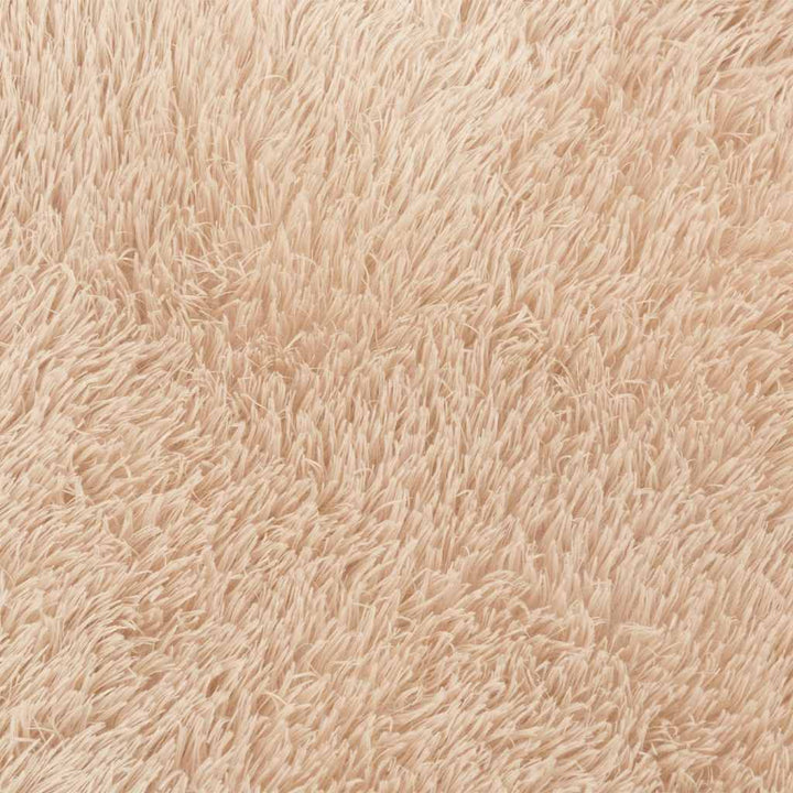 shaggy gulvtæppe NAVARRA 240x340 cm høje luv polyester beige