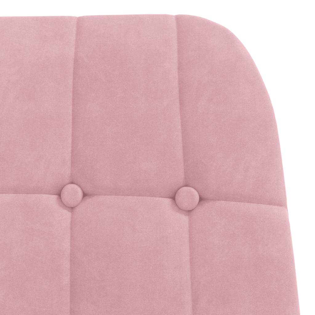 lænestol fløjl pink