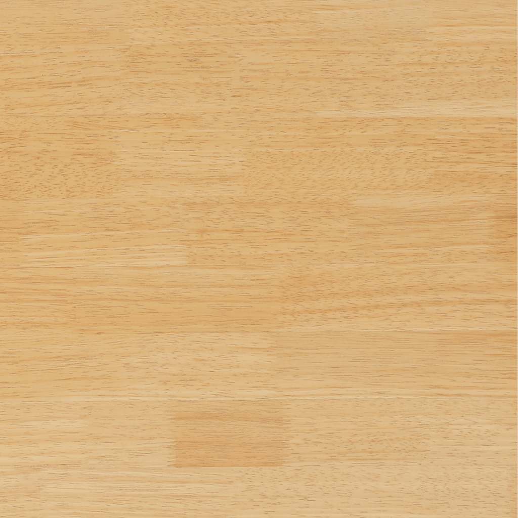 spisebordsstole 2 stk. massivt gummitræ naturfarvet