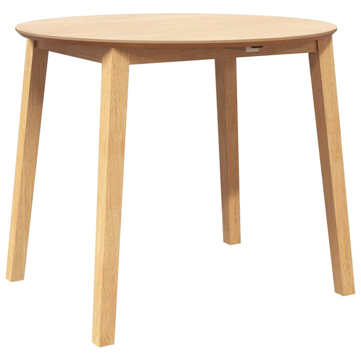 spisebord massivt gummitræ naturfarvet