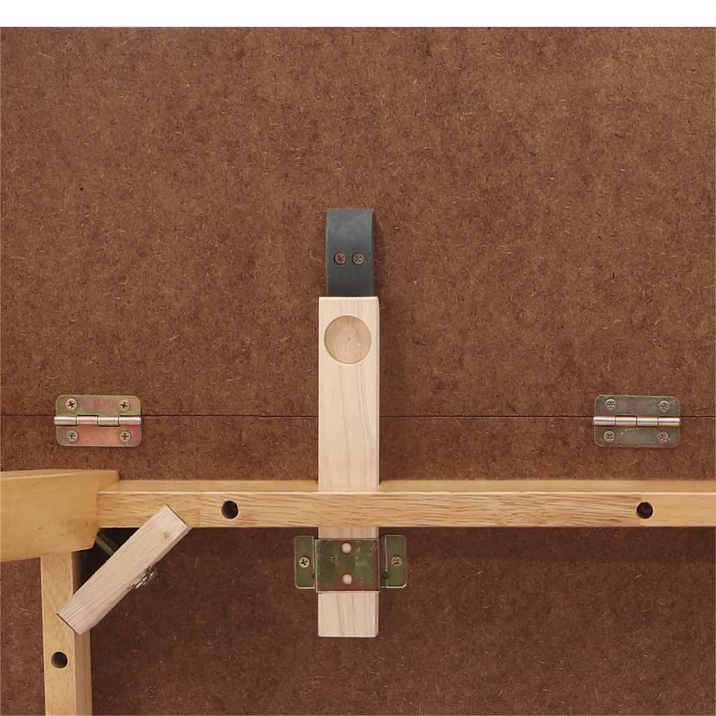 spisebord massivt gummitræ naturfarvet