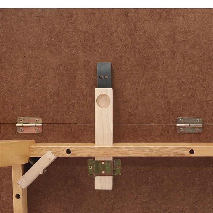 spisebord massivt gummitræ naturfarvet