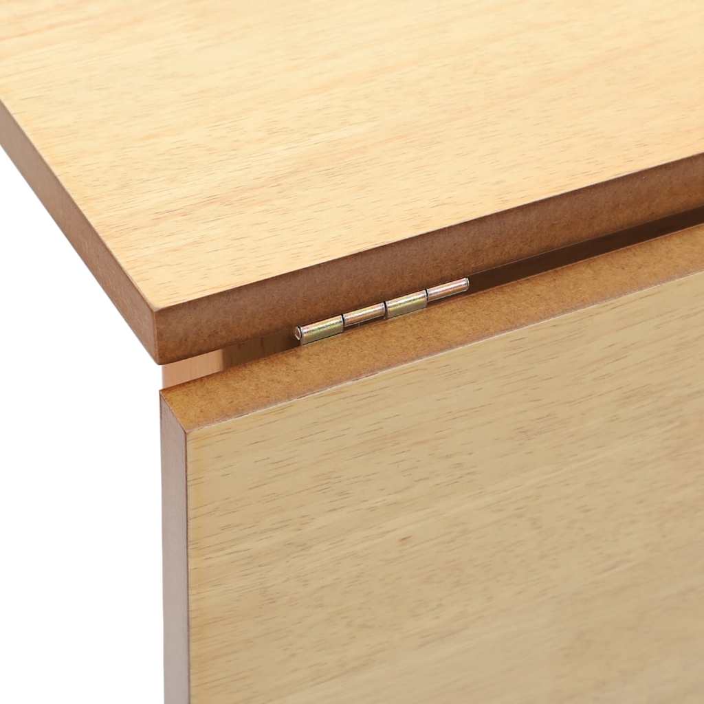 spisebord massivt gummitræ naturfarvet