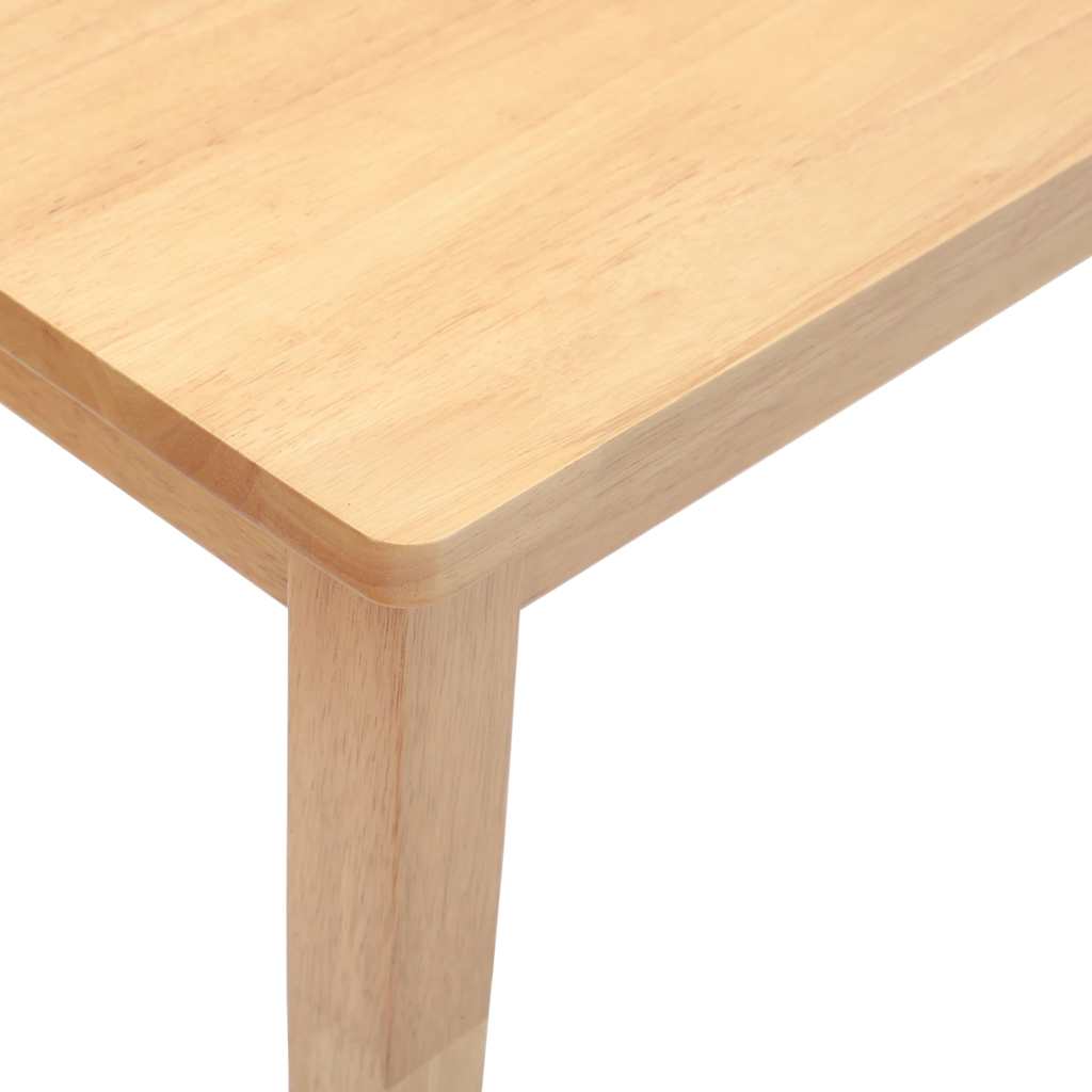 bænk 90 cm massivt gummitræ