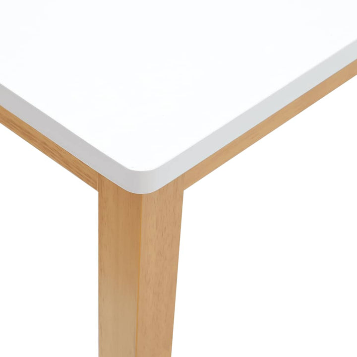 bænk 90 cm massivt gummitræ