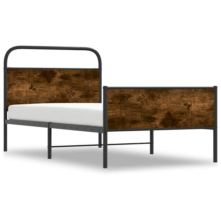 sengeramme 100x190 cm uden madras konstrueret træ sonoma-eg
