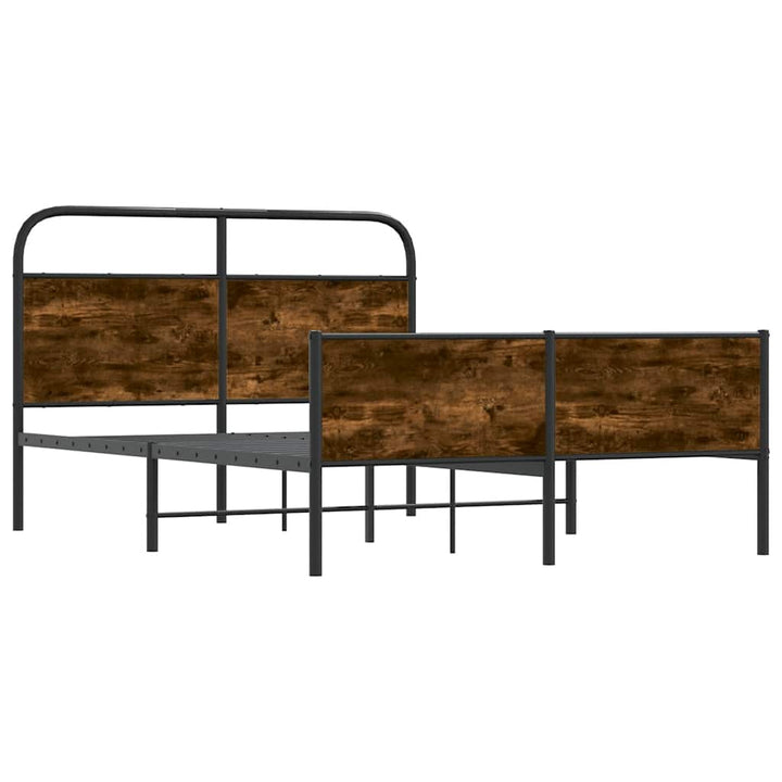 sengeramme 120x190 cm uden madras konstrueret træ sonoma-eg