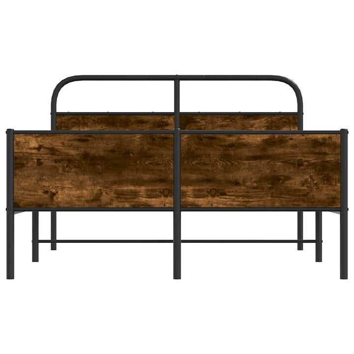 sengeramme 120x200 cm uden madras konstrueret træ sonoma-eg