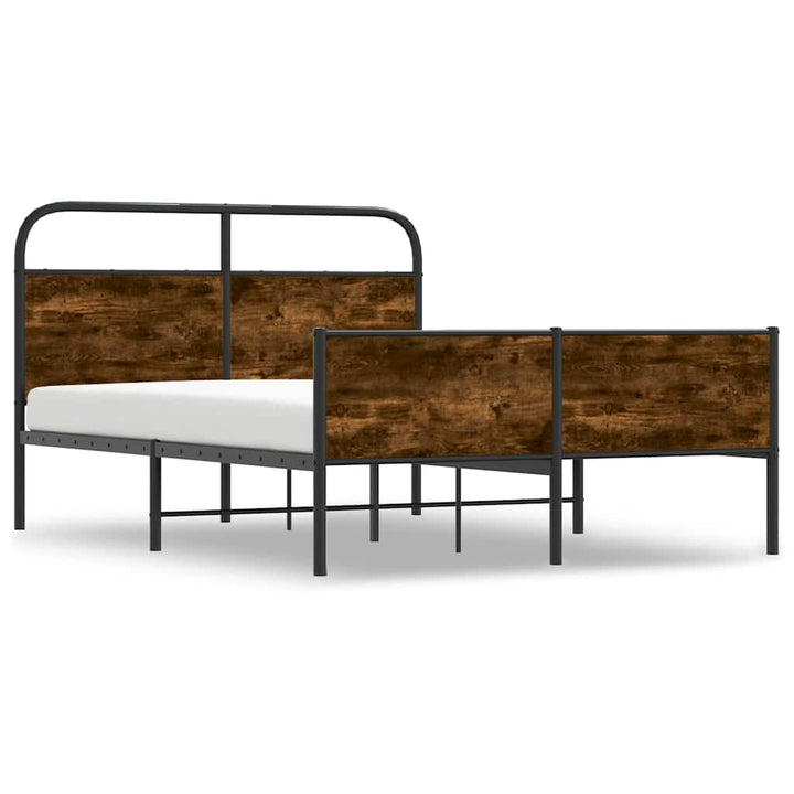 sengeramme 140x190 cm uden madras konstrueret træ sonoma-eg