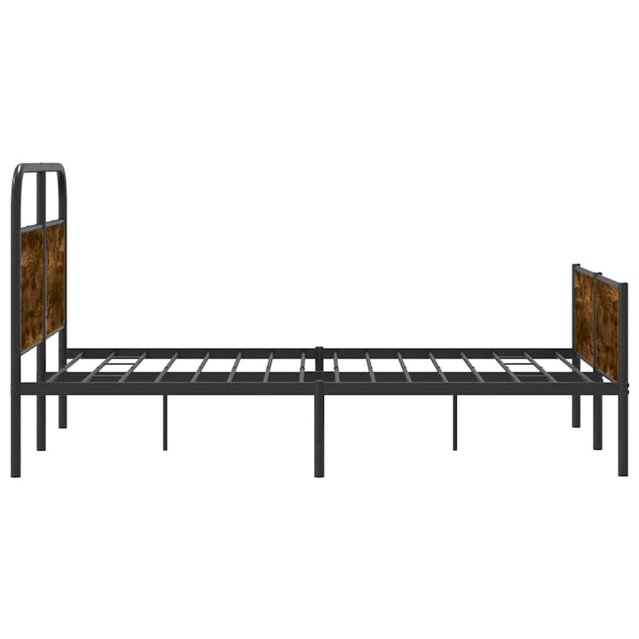 sengeramme 140x200 cm uden madras konstrueret træ sonoma-eg