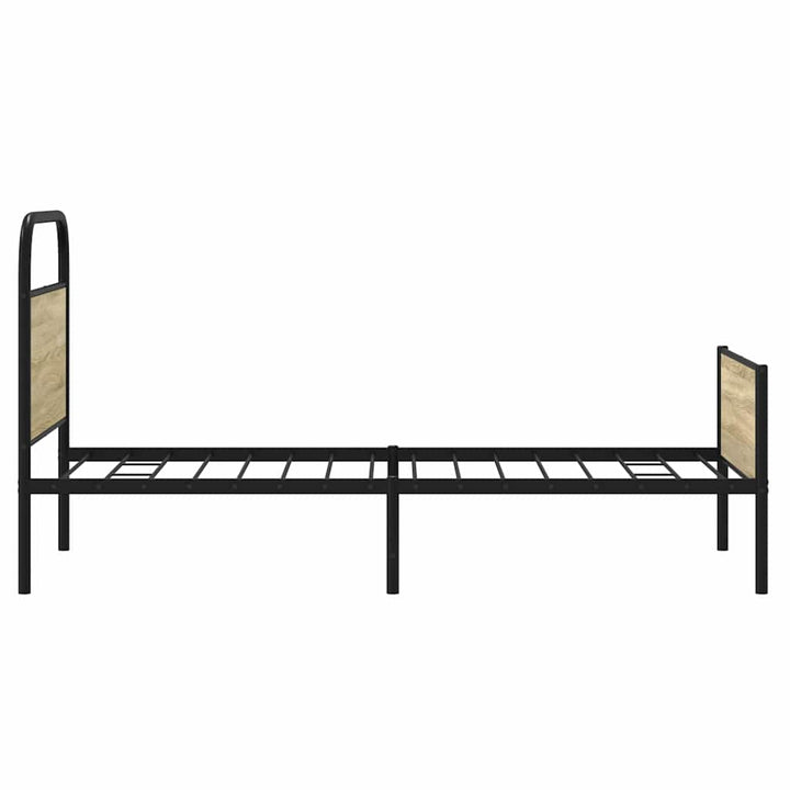 sengeramme 80x200 cm uden madras konstrueret træ sonoma-eg