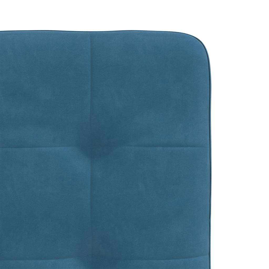 spisebordsstole 4 stk. velour blå