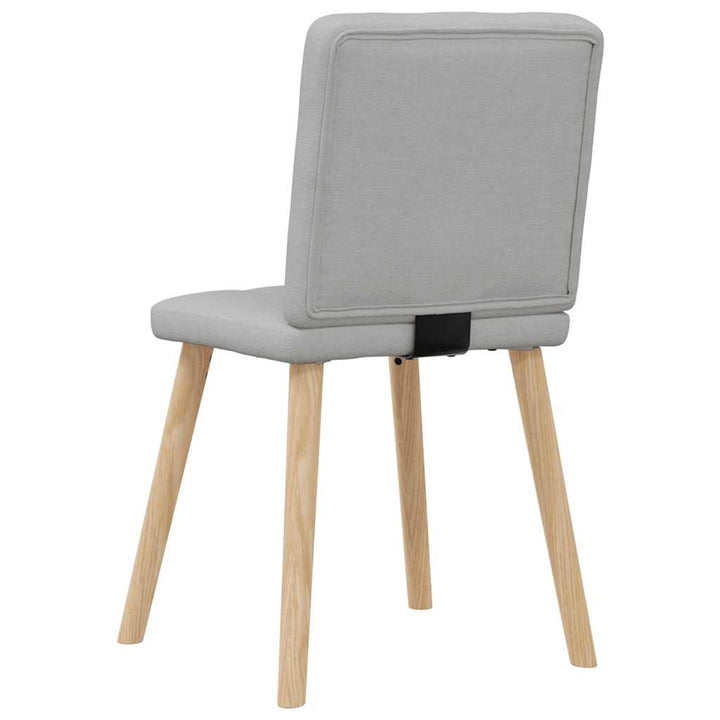 spisebordsstole 4 stk. stof sky grå