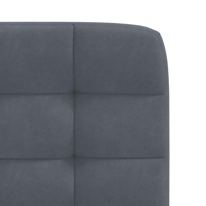 spisebordsstole 4 stk. velour mørkegrå