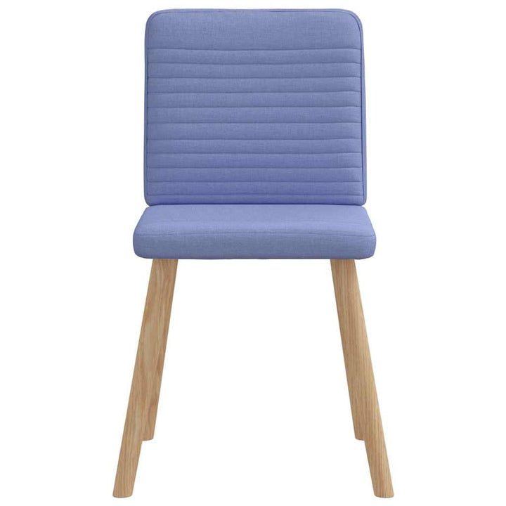 spisebordsstole 4 stk. Jeans blåt stof