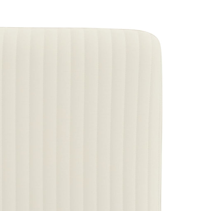 spisebordsstole 4 stk. velour cremefarvet