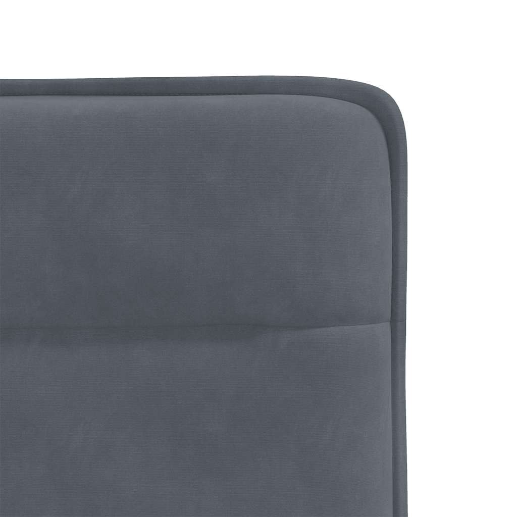 spisebordsstole 4 stk. velour mørkegrå