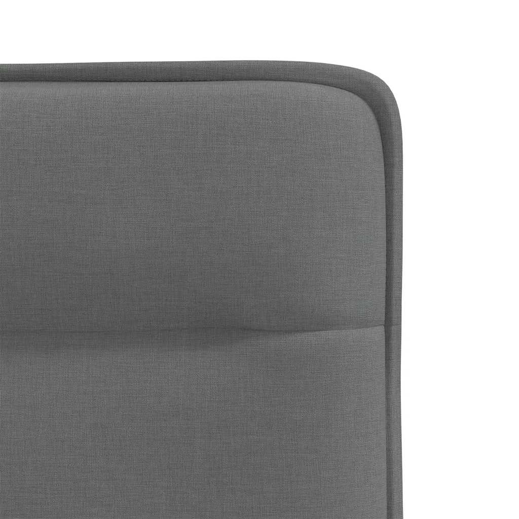 spisebordsstole 4 stk. stof mørkegrå