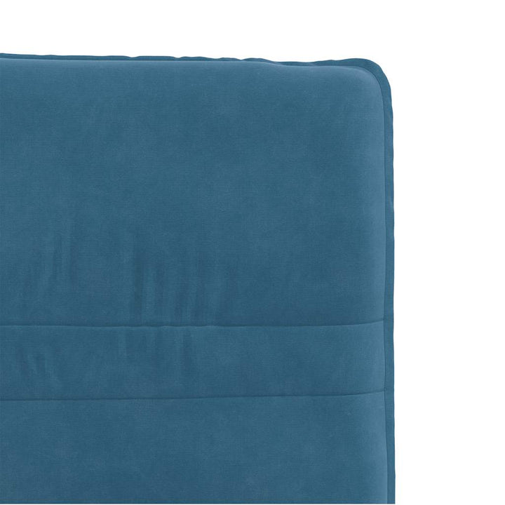 spisebordsstole 4 stk. velour blå
