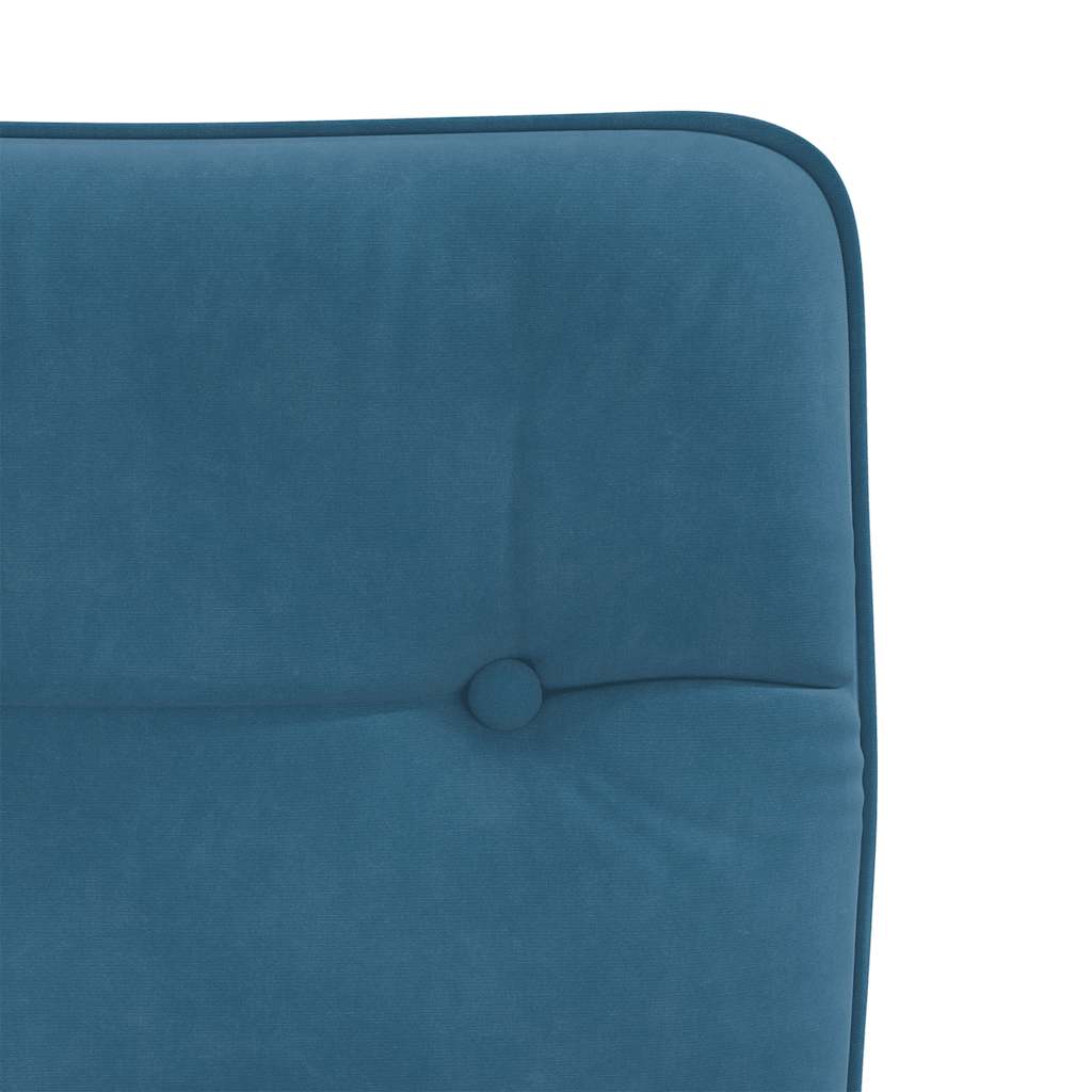spisebordsstole 4 stk. velour blå
