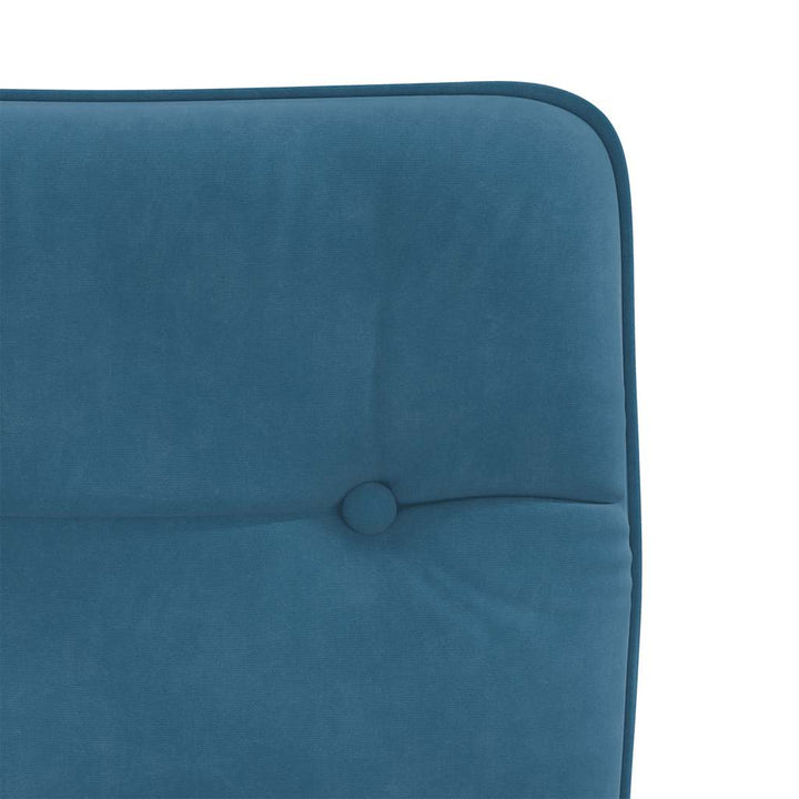 spisebordsstole 4 stk. velour blå