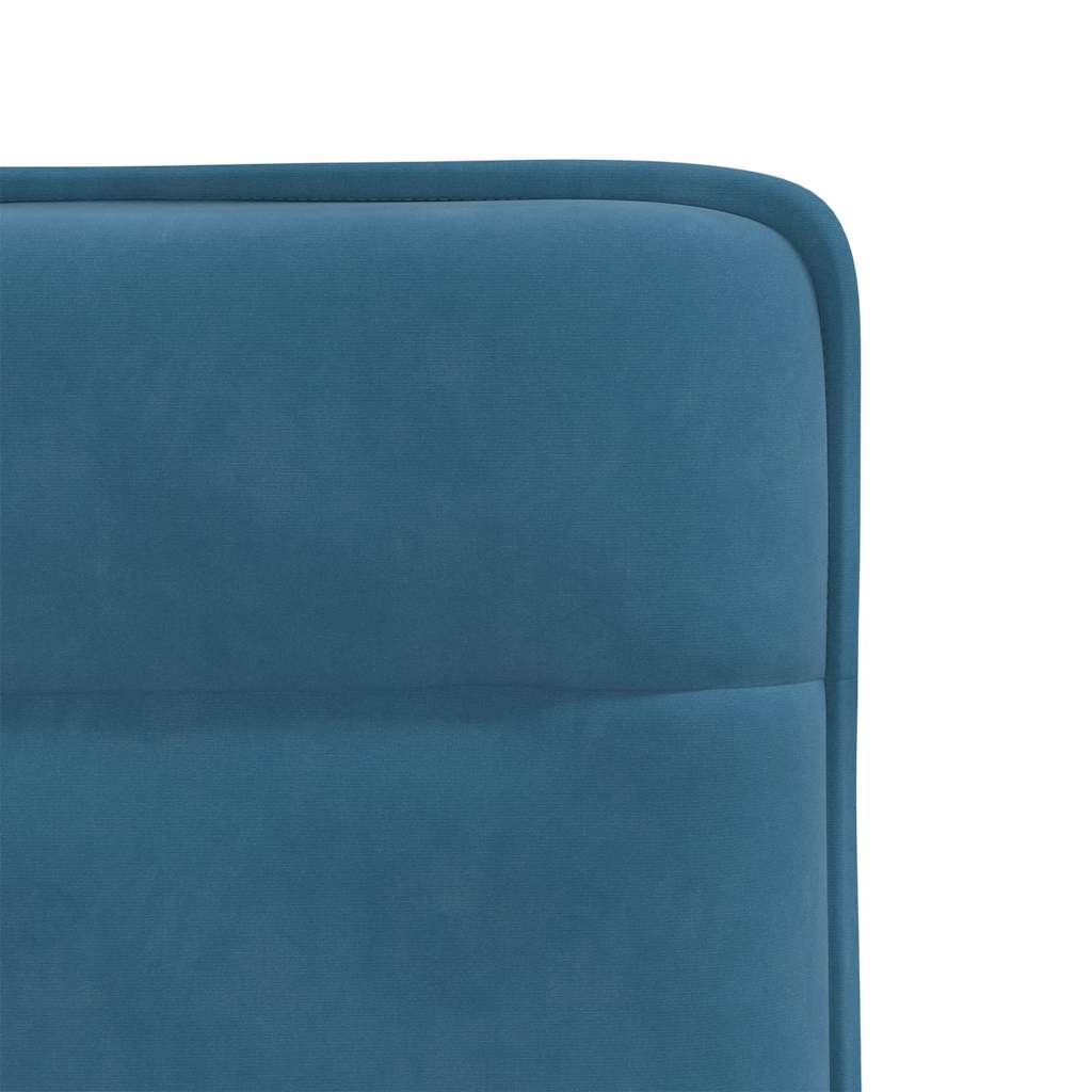 spisebordsstole 6 stk. velour blå