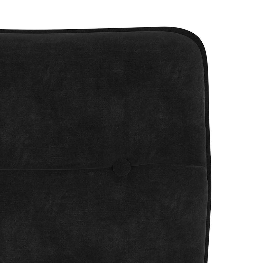 spisebordsstole 6 stk. velour sort