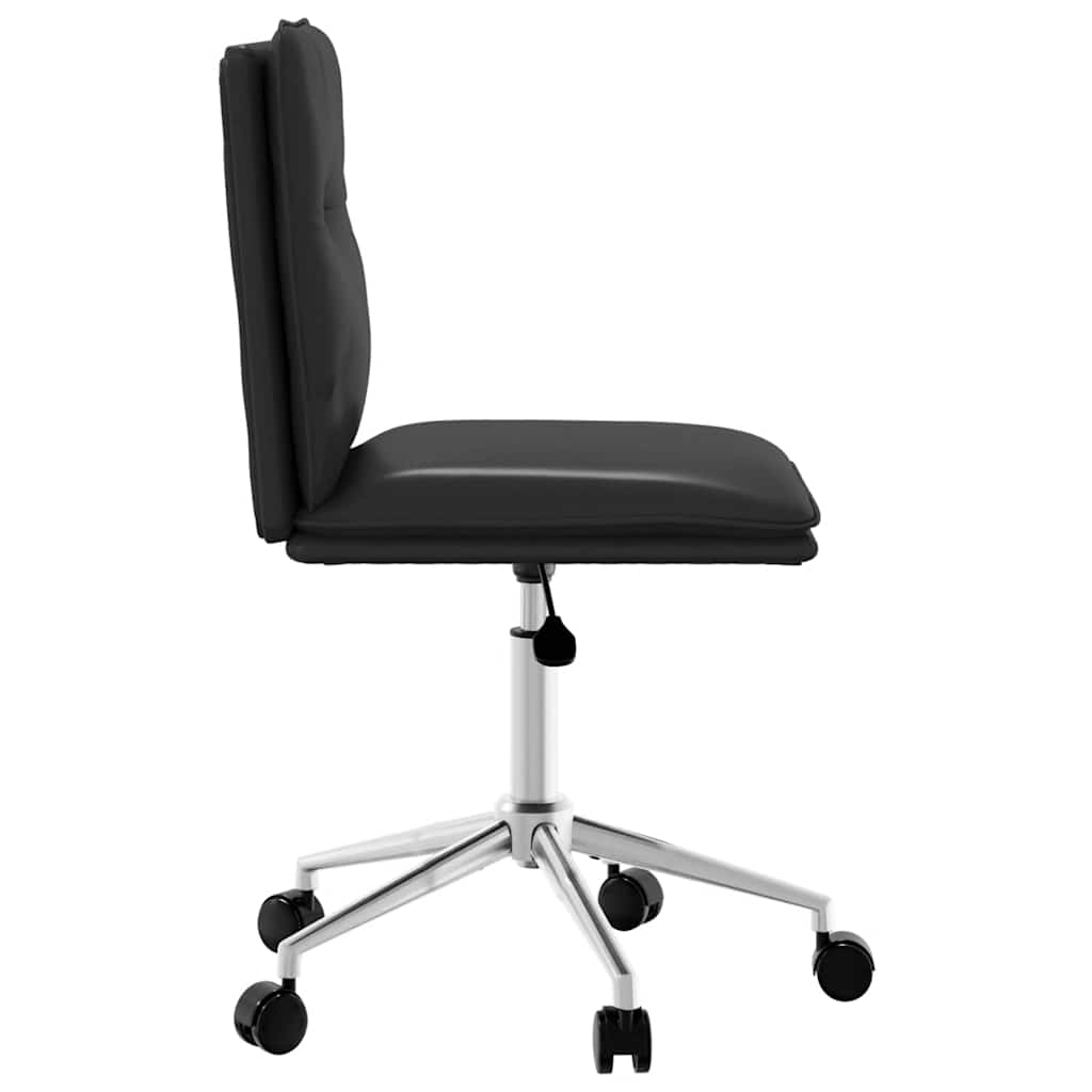 spisebordsstole 6 stk. kunstlæder sort